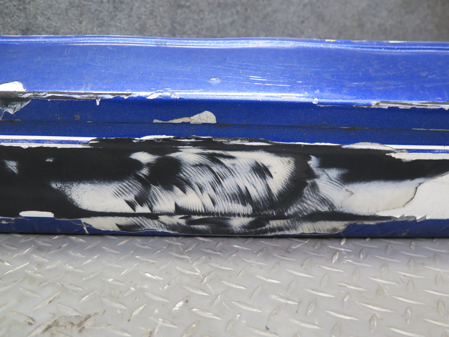 85-89 Toyota MR2 AW15 Rear Bumper Cover Blue w Foam Damaged
