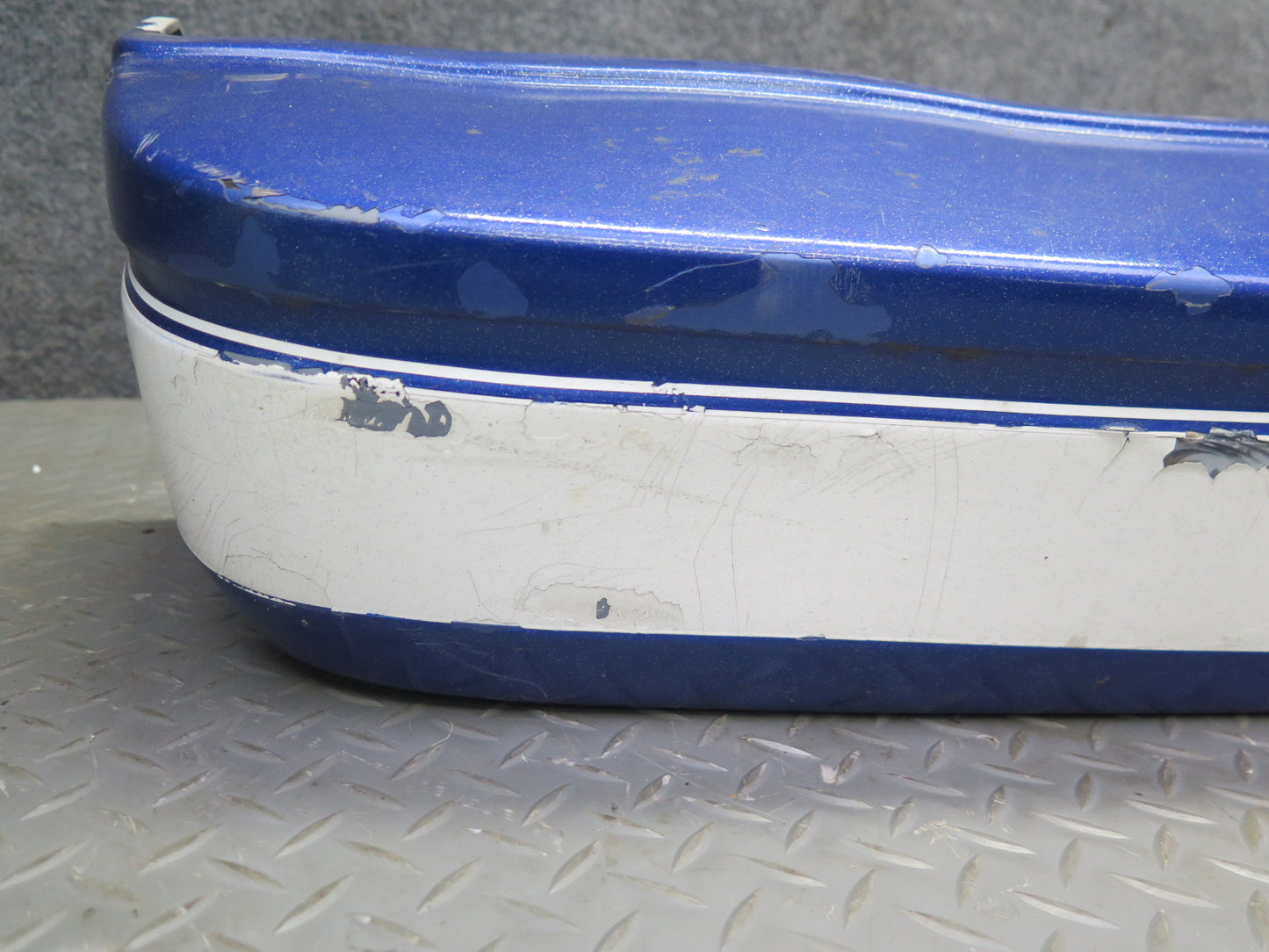85-89 Toyota MR2 AW15 Rear Bumper Cover Blue w Foam Damaged