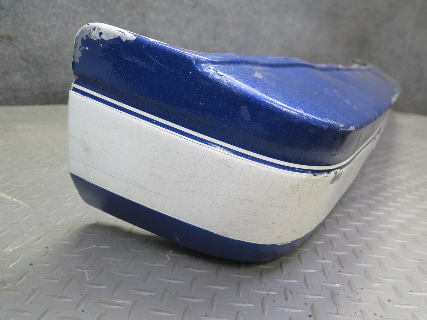 85-89 Toyota MR2 AW15 Rear Bumper Cover Blue w Foam Damaged