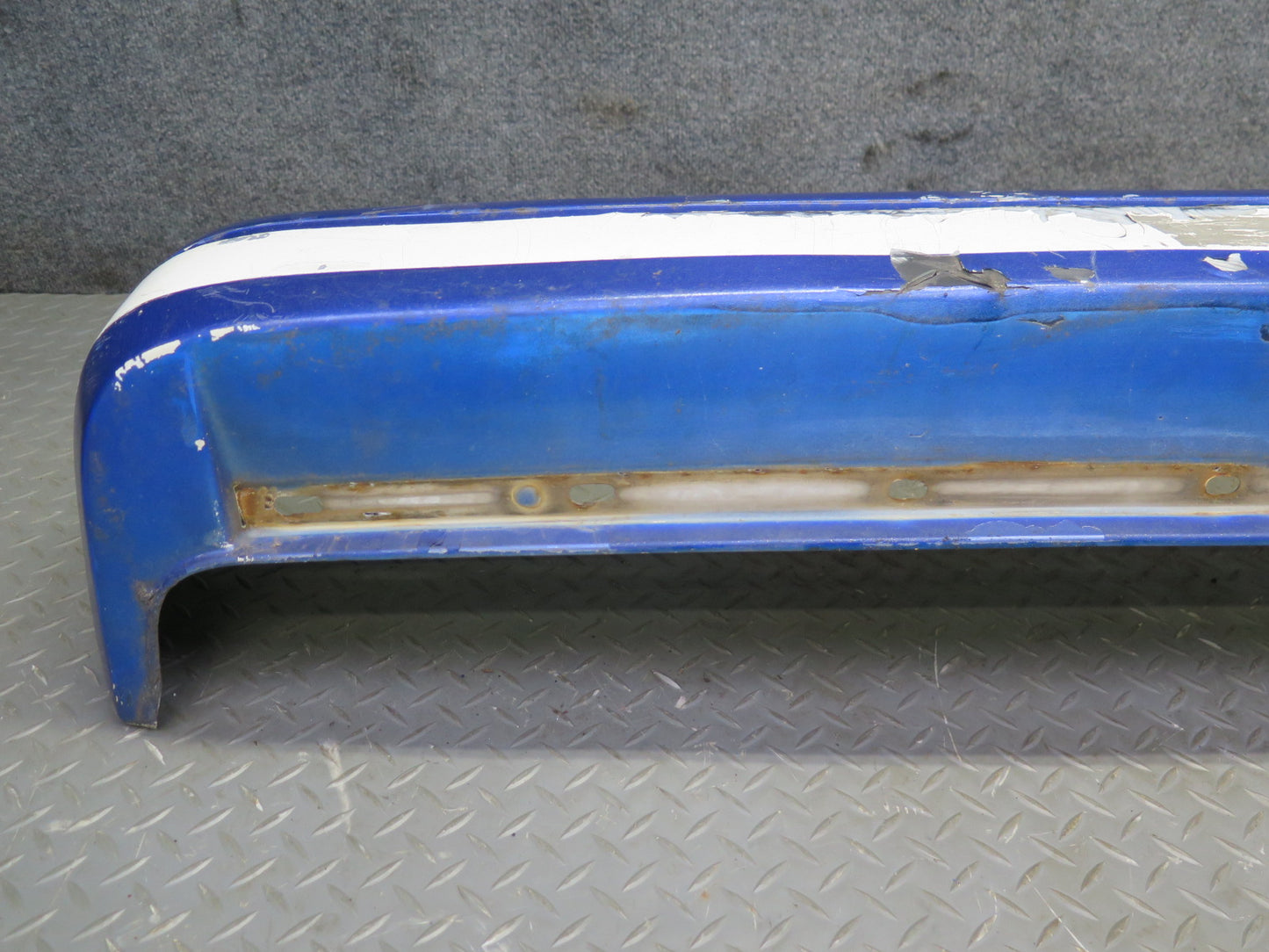 85-89 Toyota MR2 AW15 Rear Bumper Cover Blue w Foam Damaged