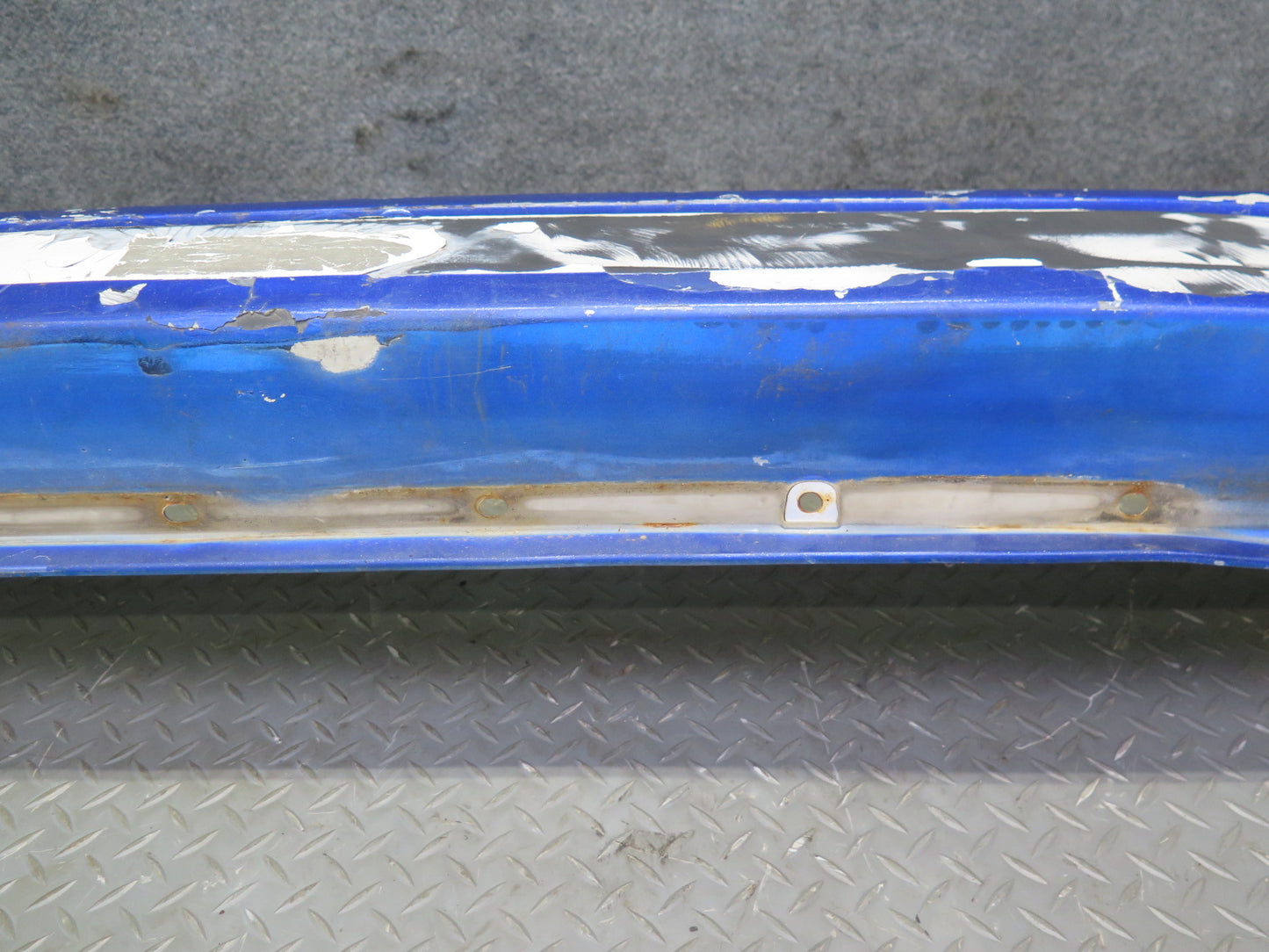 85-89 Toyota MR2 AW15 Rear Bumper Cover Blue w Foam Damaged