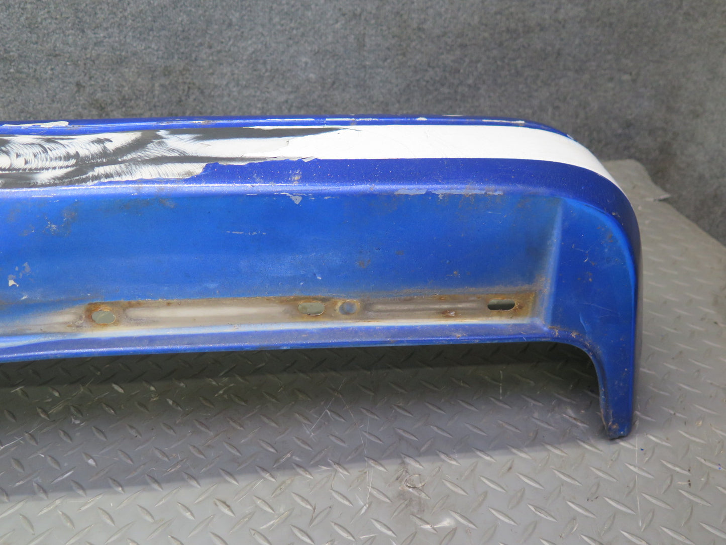 85-89 Toyota MR2 AW15 Rear Bumper Cover Blue w Foam Damaged