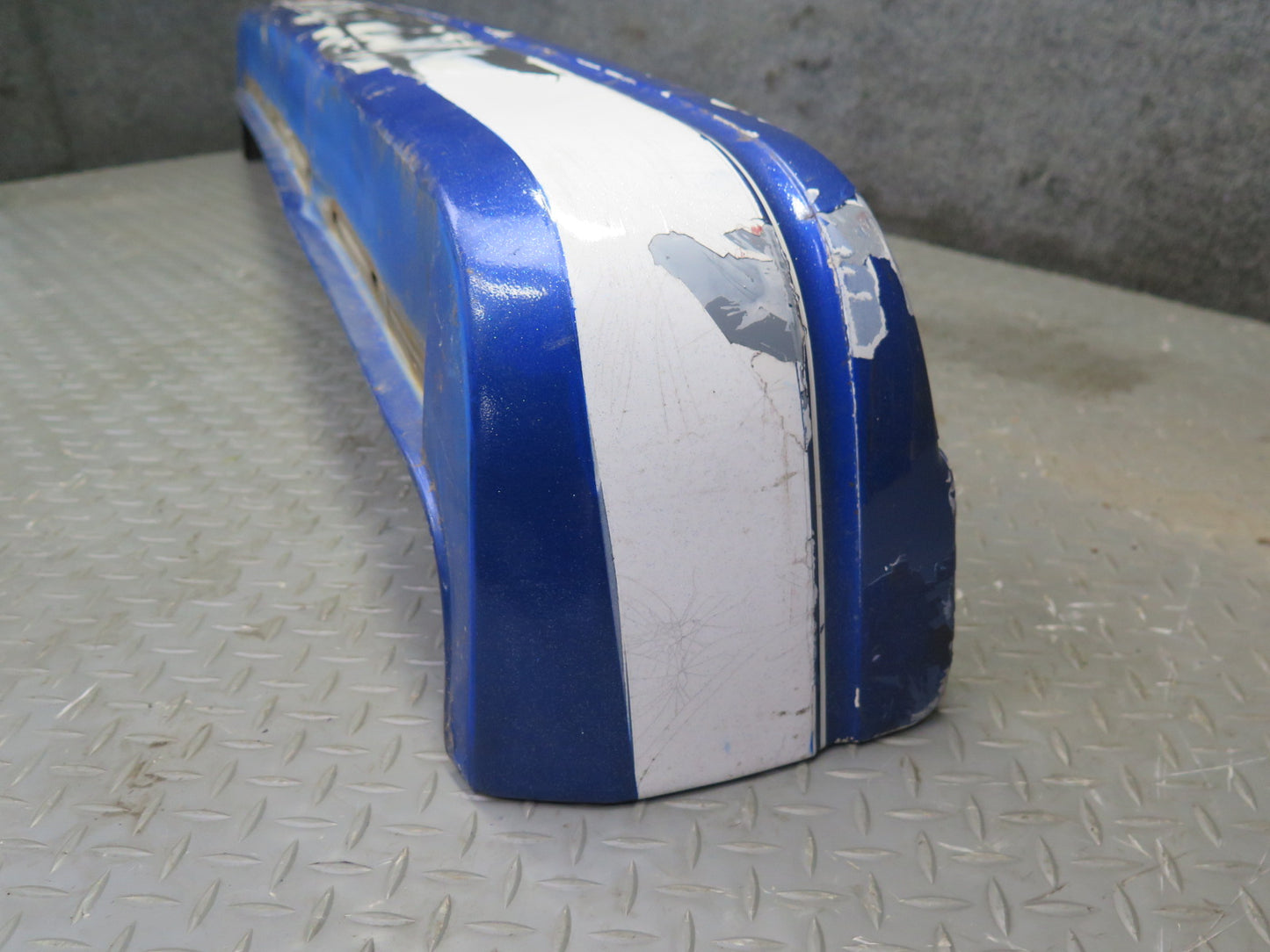 85-89 Toyota MR2 AW15 Rear Bumper Cover Blue w Foam Damaged