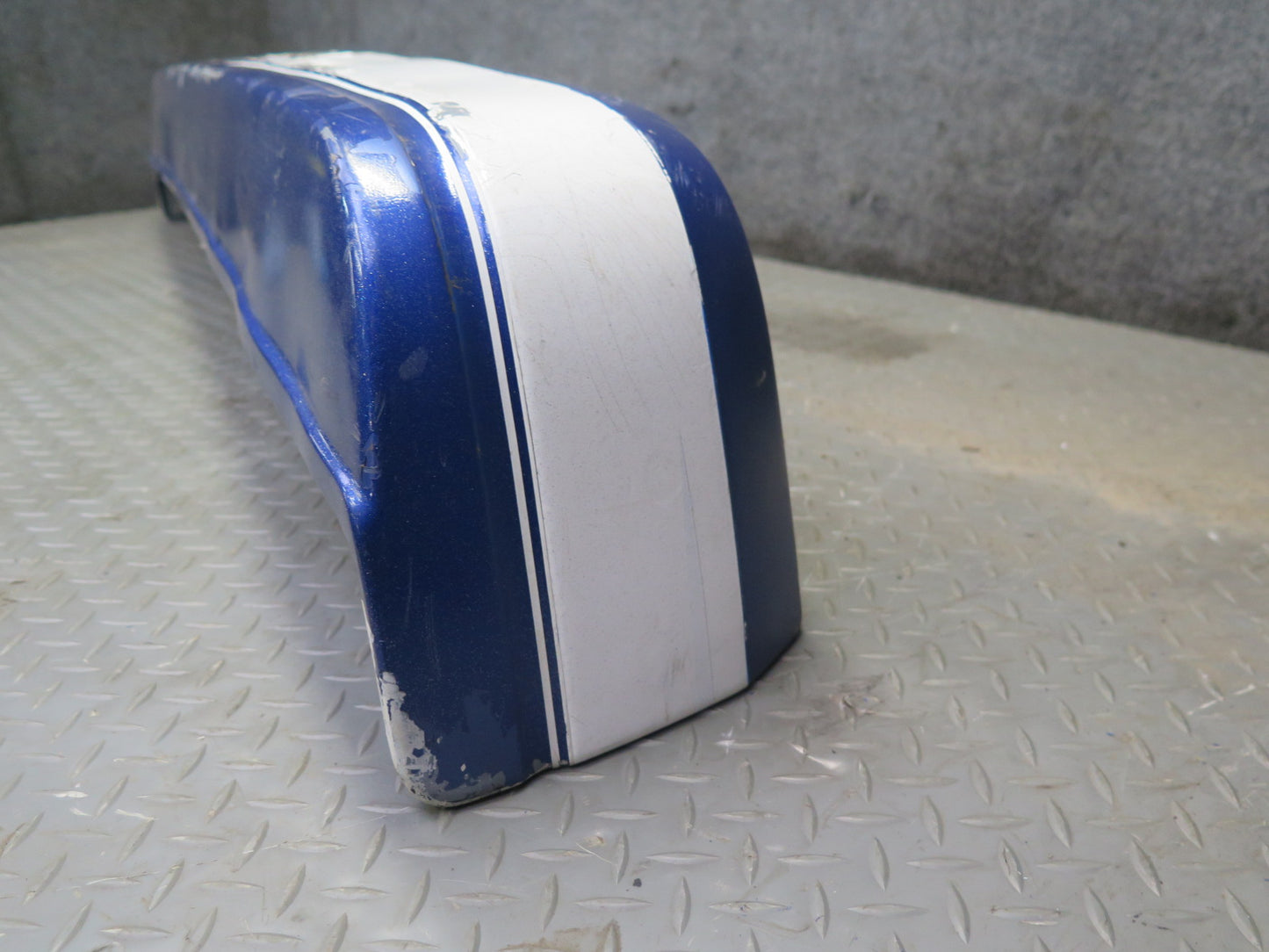 85-89 Toyota MR2 AW15 Rear Bumper Cover Blue w Foam Damaged