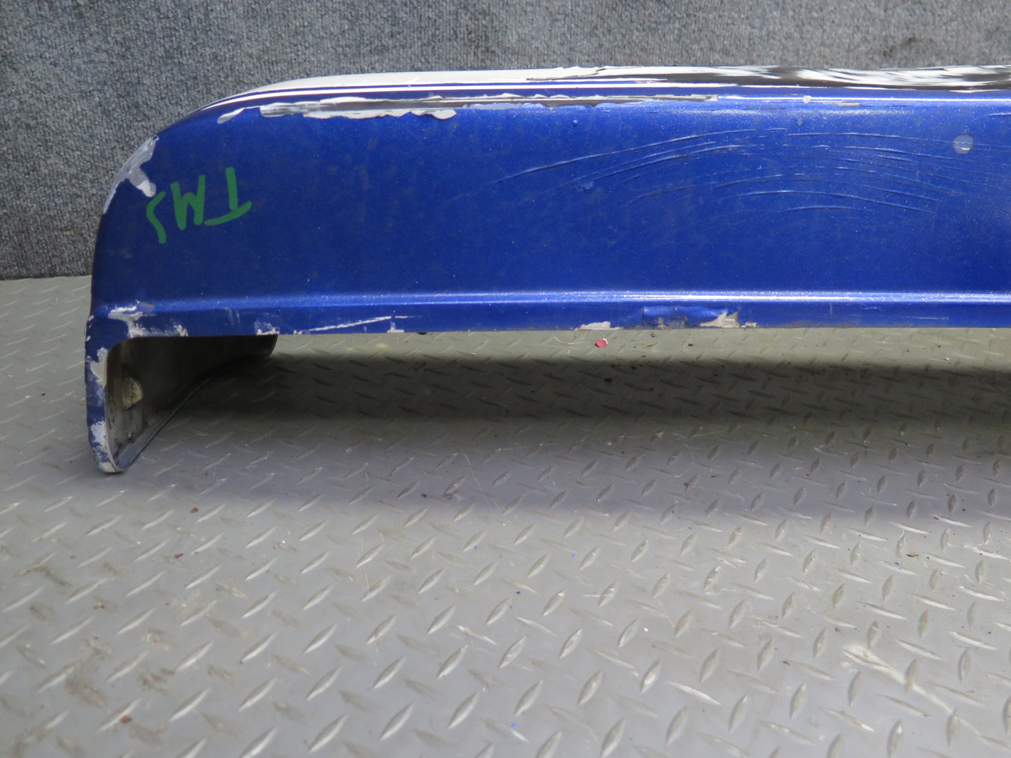 85-89 Toyota MR2 AW15 Rear Bumper Cover Blue w Foam Damaged