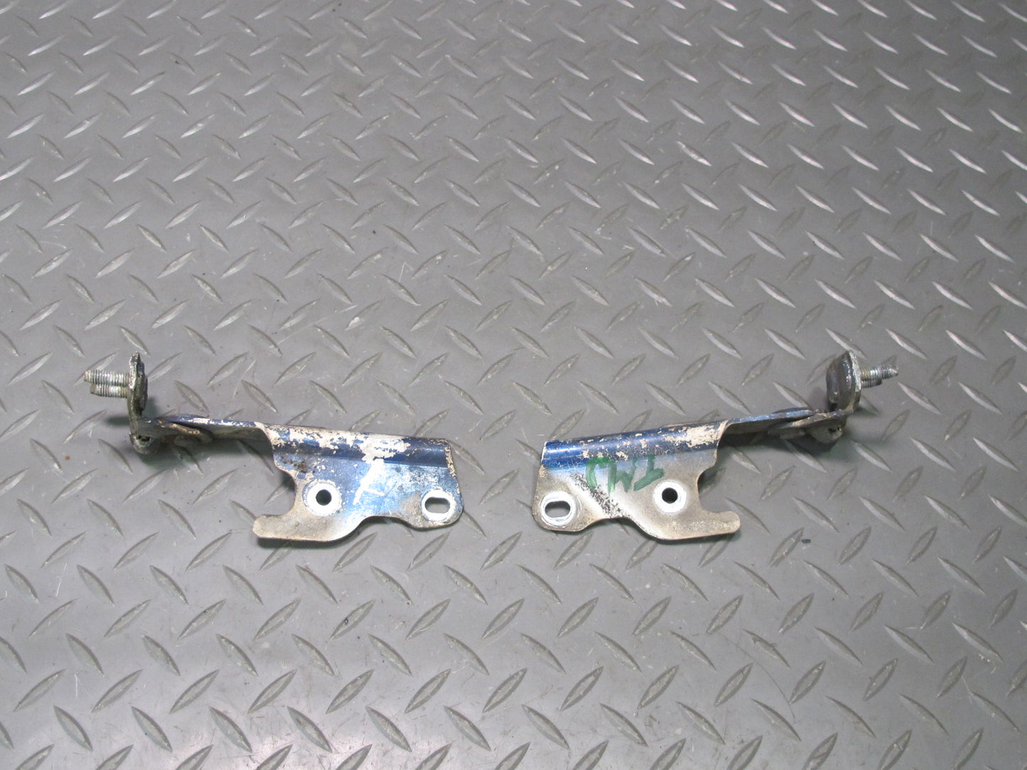 85-89 Toyota MR2 AW15 Set of 2 Rear Engine Hood Lid Hinge OEM