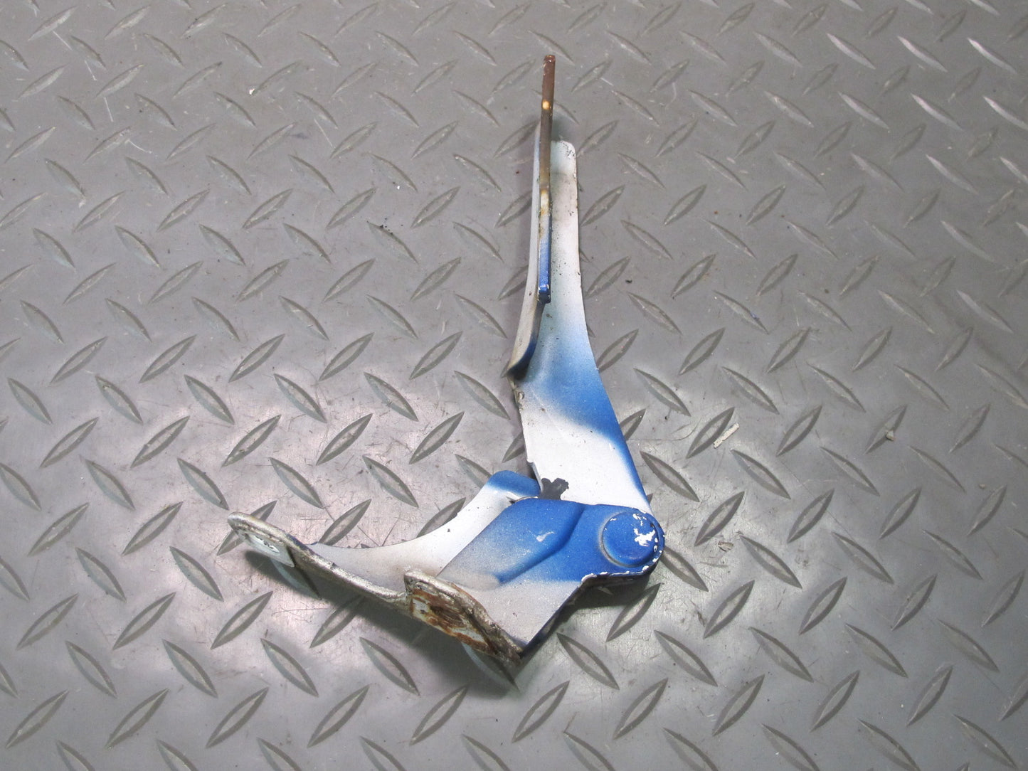 85-89 Toyota MR2 AW15 Set of 2 Front Left & Right Hood Frunk Hinge Blue OEM