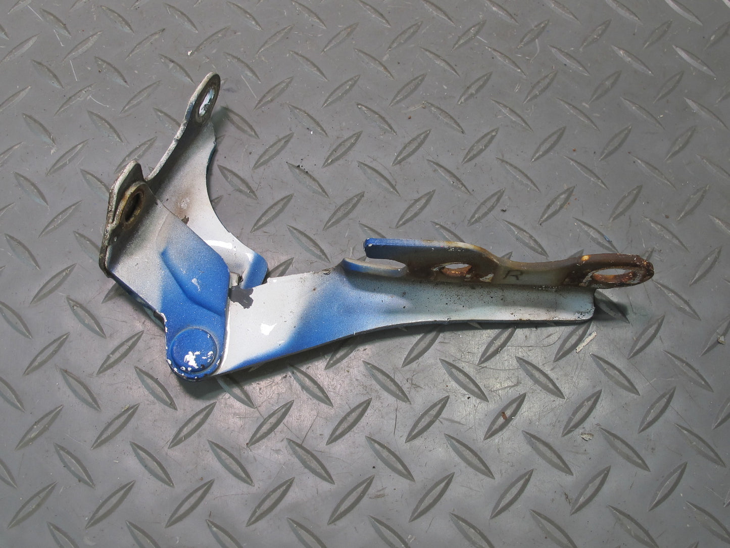 85-89 Toyota MR2 AW15 Set of 2 Front Left & Right Hood Frunk Hinge Blue OEM