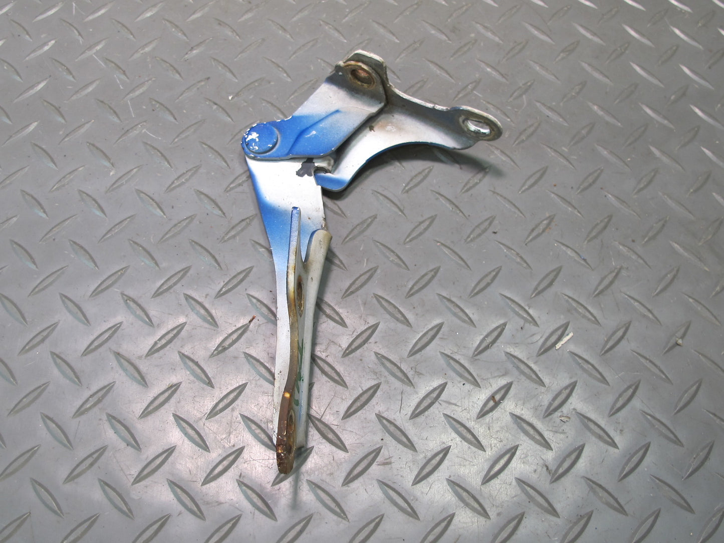 85-89 Toyota MR2 AW15 Set of 2 Front Left & Right Hood Frunk Hinge Blue OEM