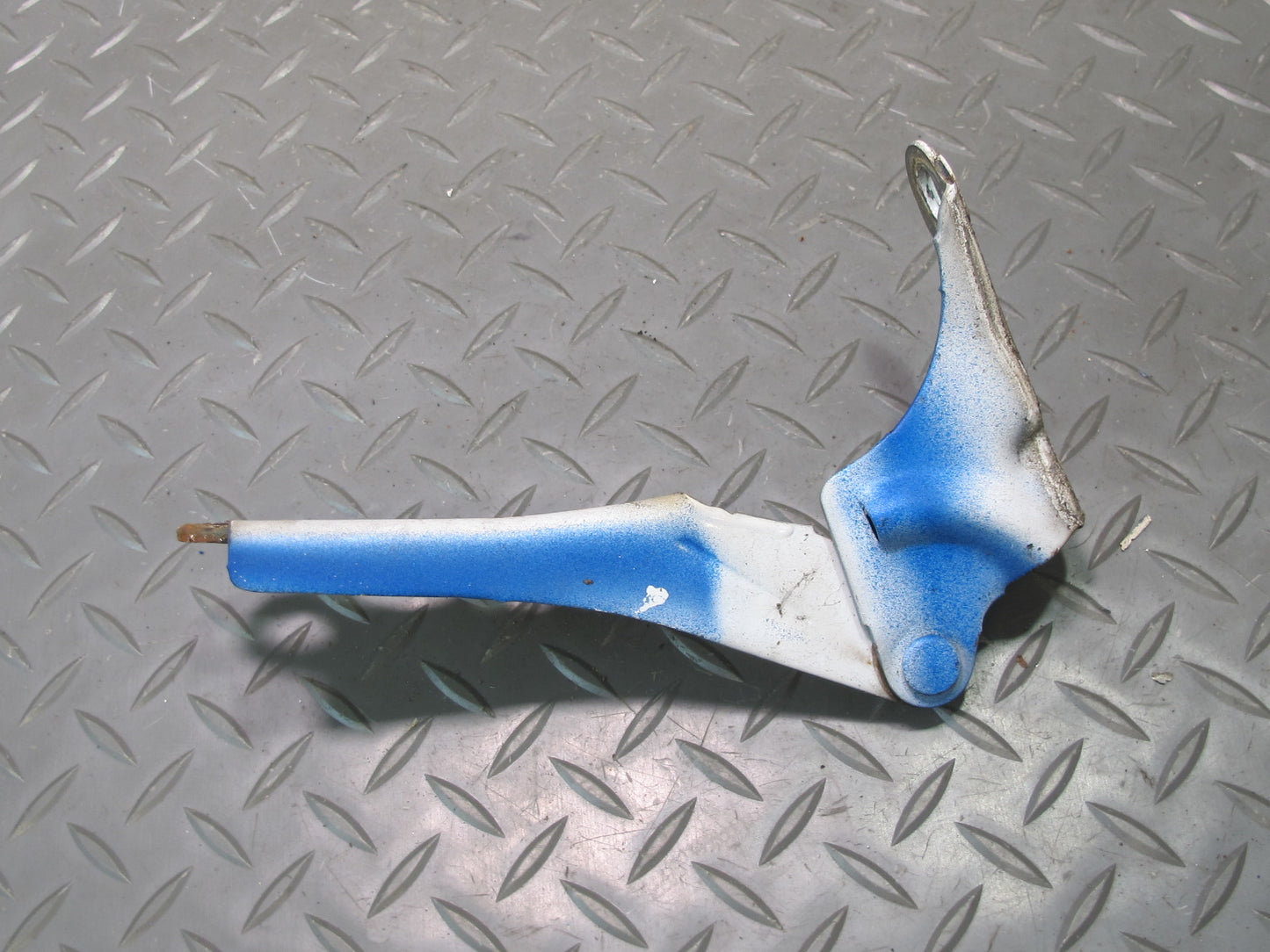 85-89 Toyota MR2 AW15 Set of 2 Front Left & Right Hood Frunk Hinge Blue OEM