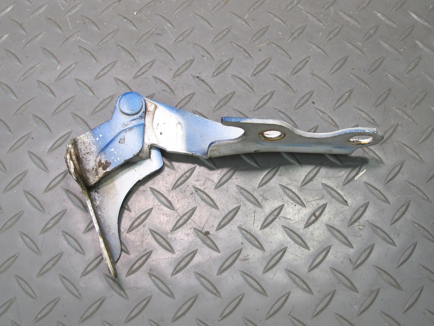 85-89 Toyota MR2 AW15 Set of 2 Front Left & Right Hood Frunk Hinge Blue OEM