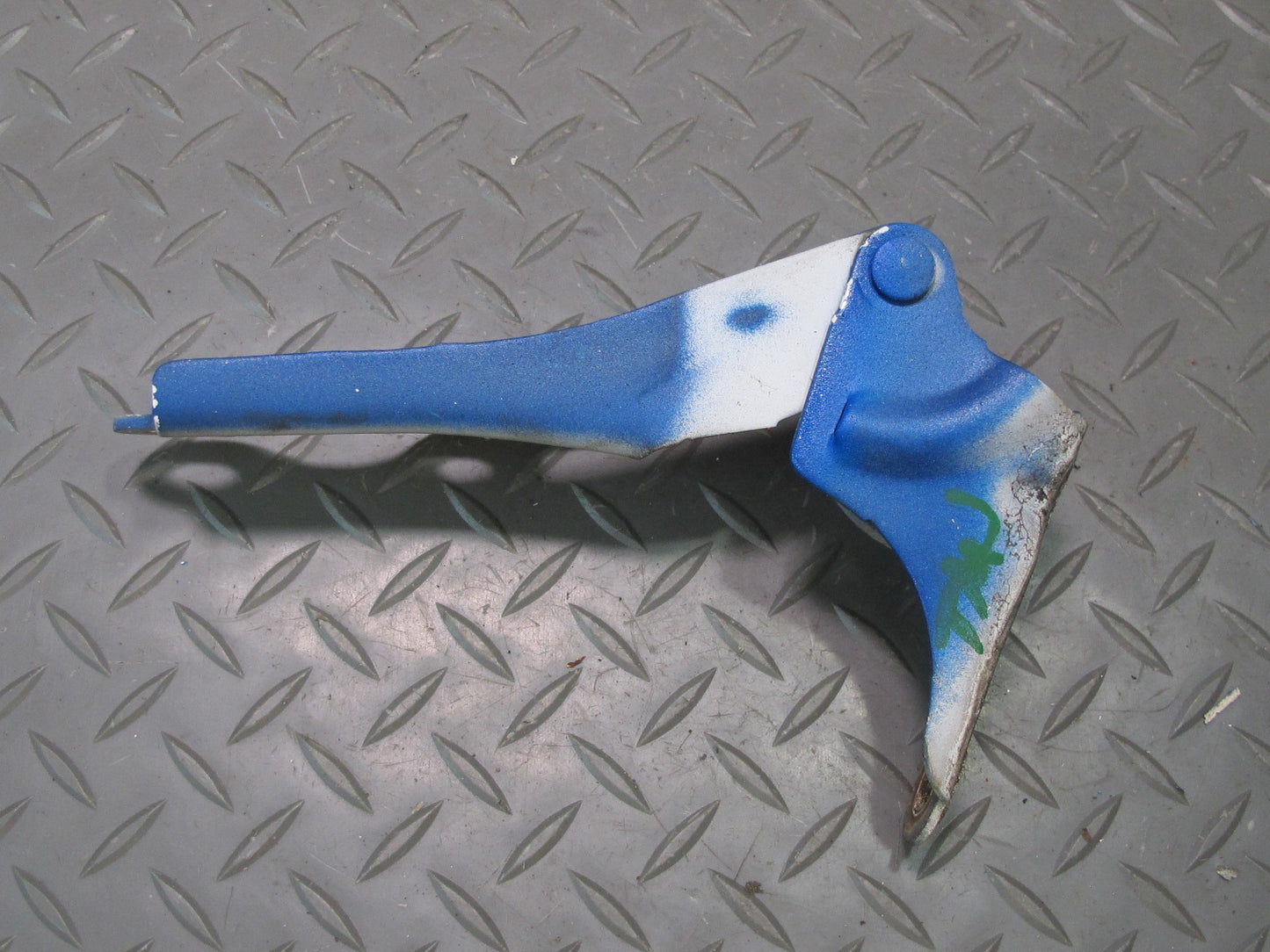 85-89 Toyota MR2 AW15 Set of 2 Front Left & Right Hood Frunk Hinge Blue OEM
