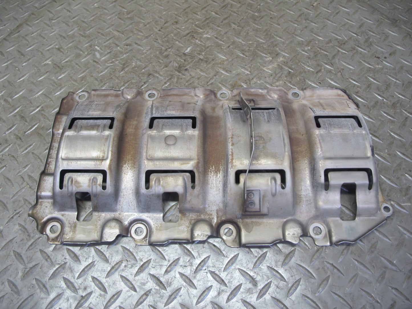 01-06 BMW E46 325CI 330CI M54 M56 RWD Engine Motor Lower Oil Pan w Deflector OEM