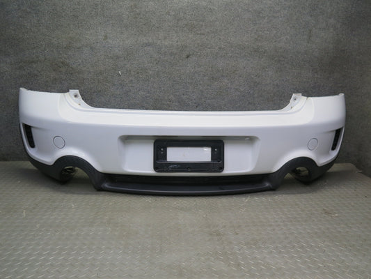 11-15 Mini Cooper S R60 Countryman Rear Bumper Cover Light White OEM