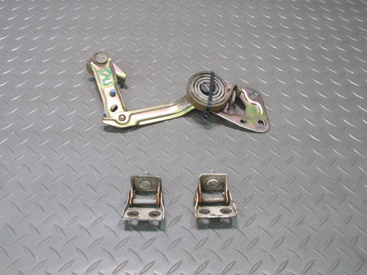 85-89 Toyota MR2 AW15 Rear Trunk Lid Left & Right Hinge Support Set OEM