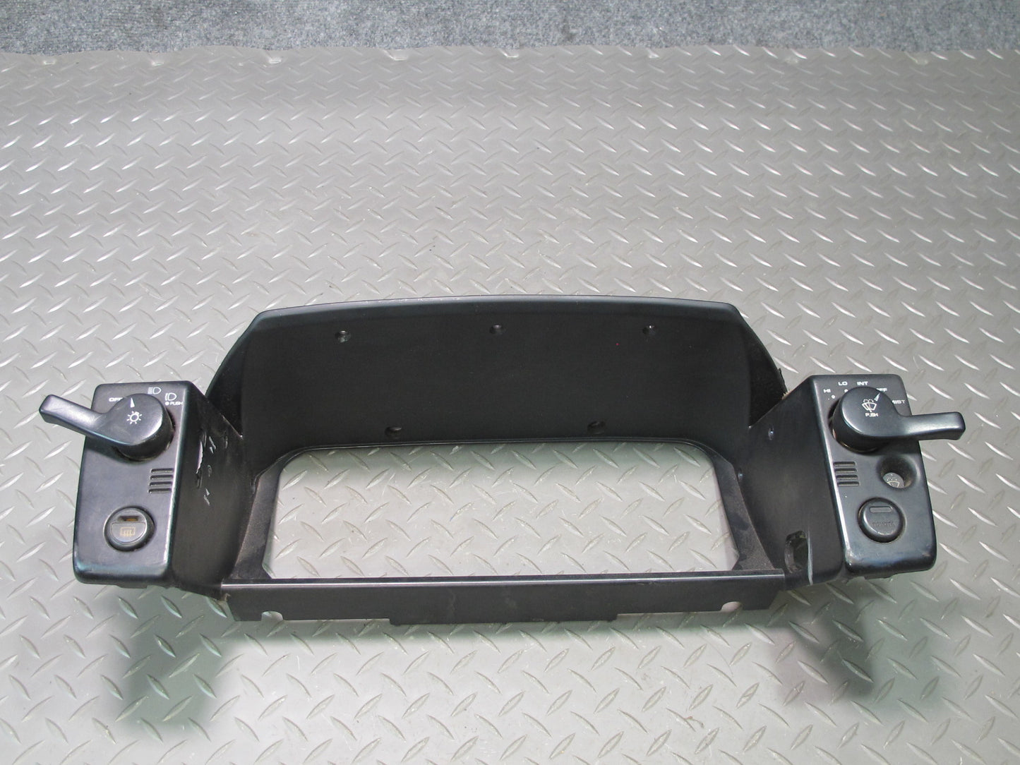 85-89 Toyota MR2 AW15 Dash Instrument Cluster Surround Trim w Switches OEM