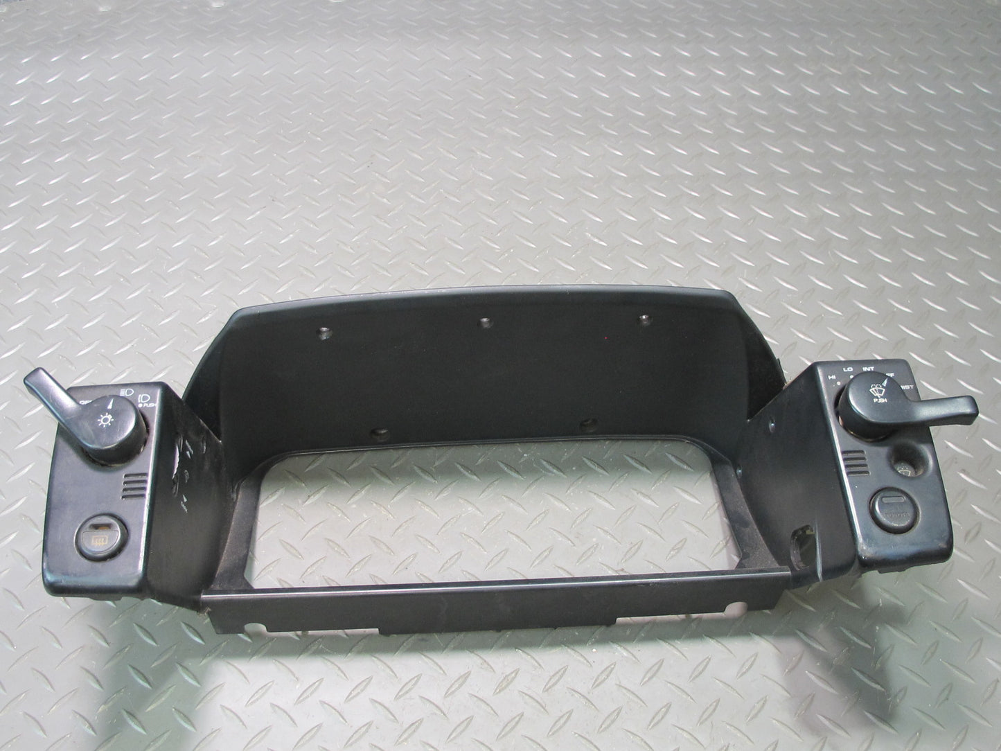 85-89 Toyota MR2 AW15 Dash Instrument Cluster Surround Trim w Switches OEM