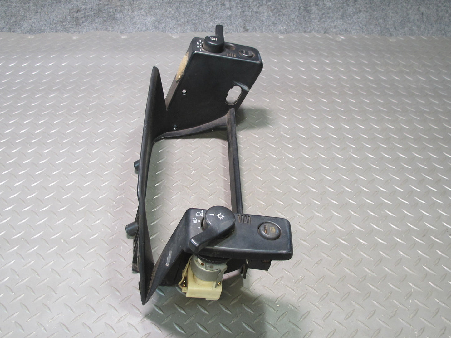 85-89 Toyota MR2 AW15 Dash Instrument Cluster Surround Trim w Switches OEM