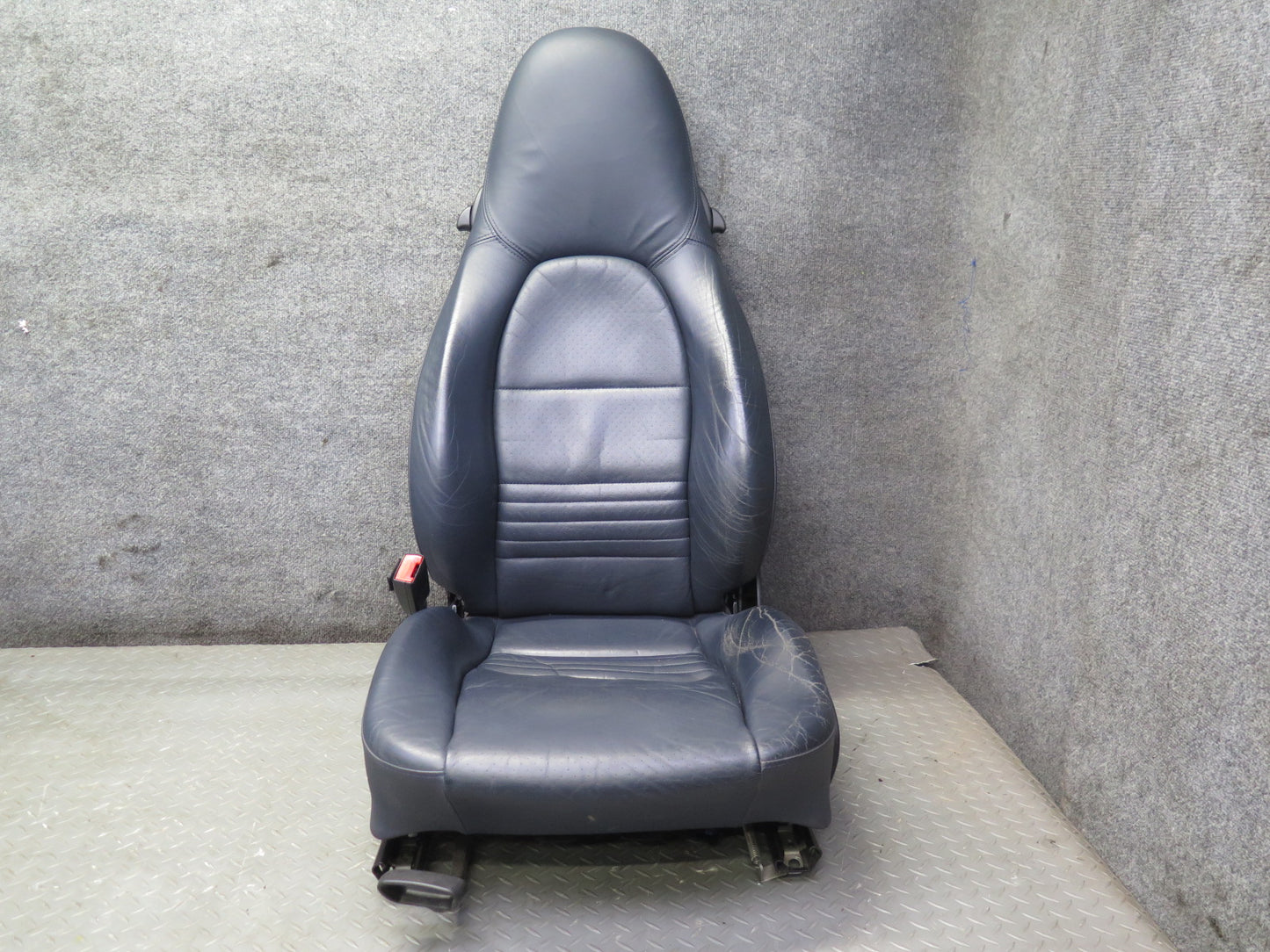 2001-2004 Porsche Boxster 986 Front Left & Right Side Leather Seat Blue Set