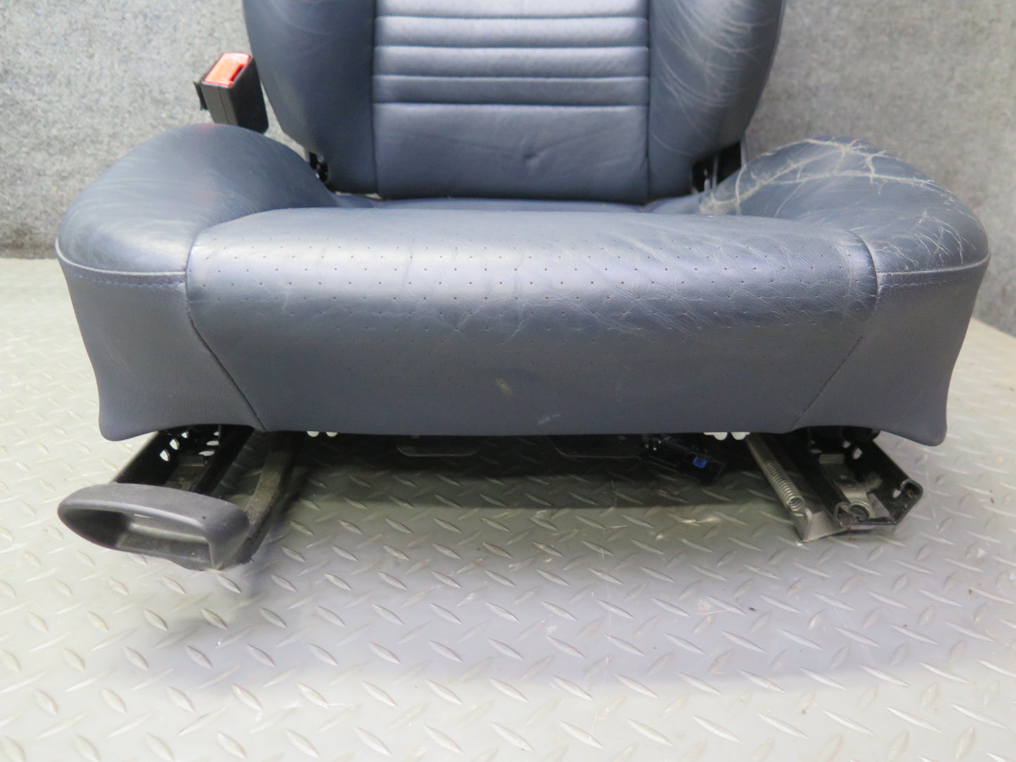 2001-2004 Porsche Boxster 986 Front Left & Right Side Leather Seat Blue Set