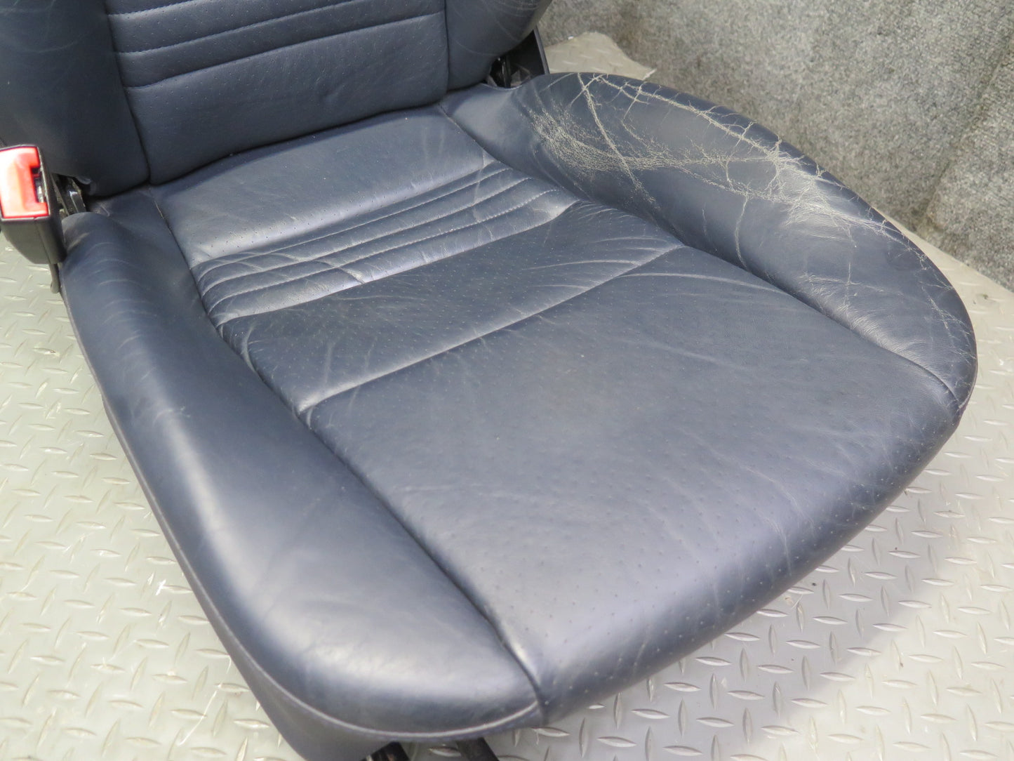 2001-2004 Porsche Boxster 986 Front Left & Right Side Leather Seat Blue Set