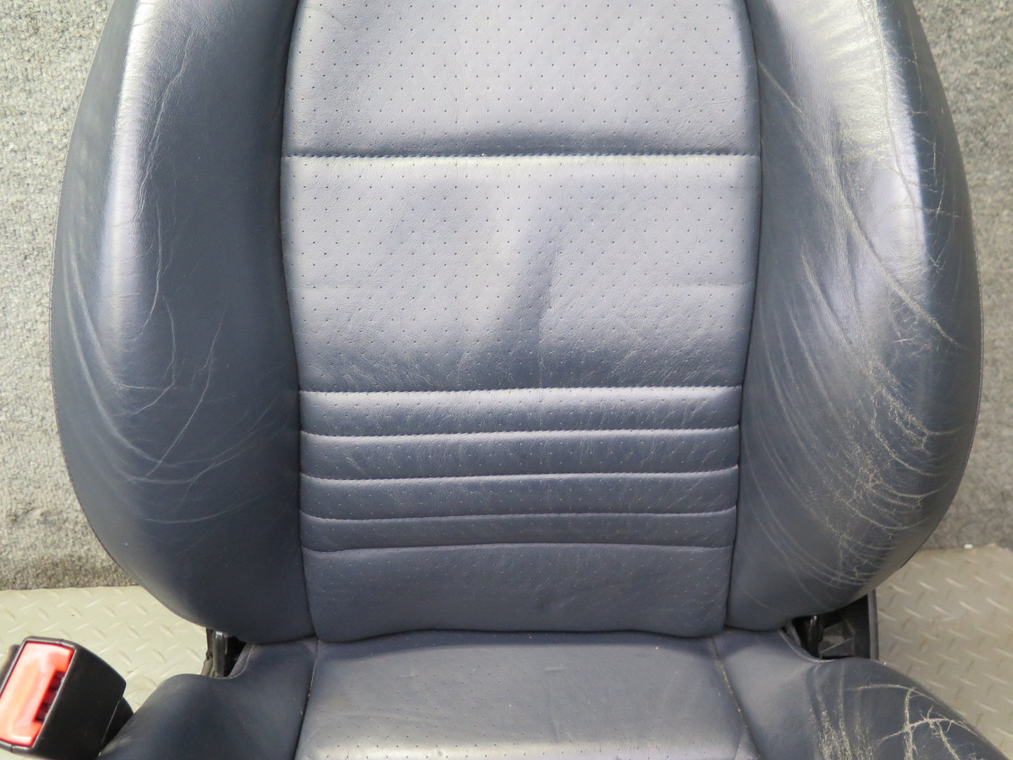 2001-2004 Porsche Boxster 986 Front Left & Right Side Leather Seat Blue Set