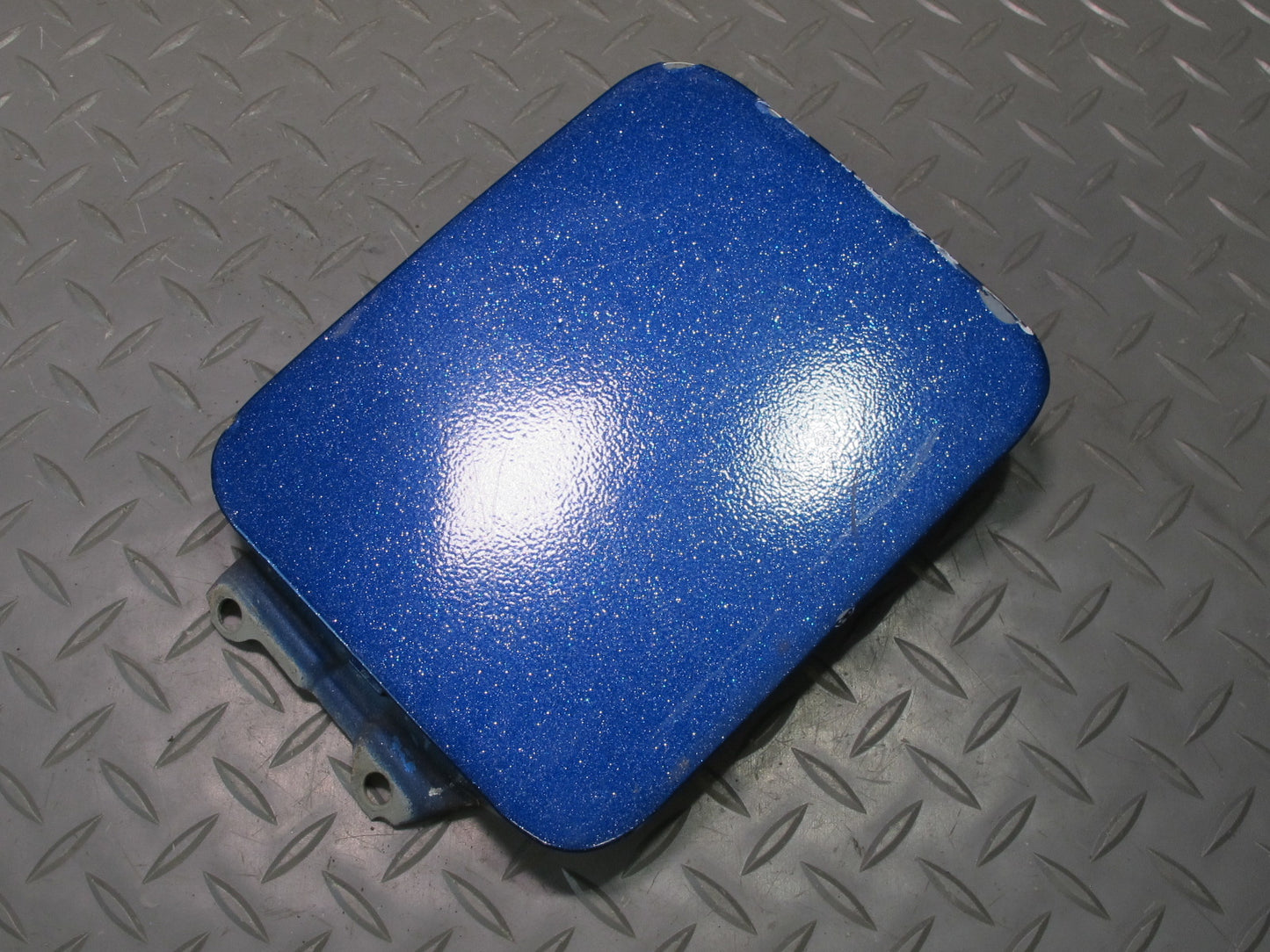 85-89 Toyota MR2 AW15 Fuel Gas Tank Filler Door Lid Cover Blue OEM