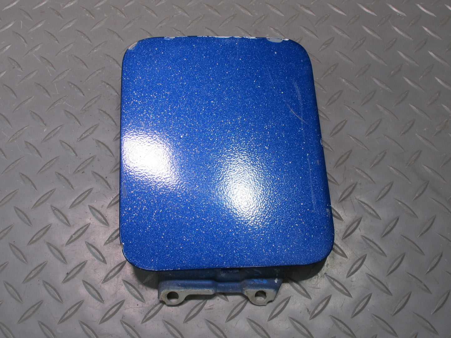 85-89 Toyota MR2 AW15 Fuel Gas Tank Filler Door Lid Cover Blue OEM