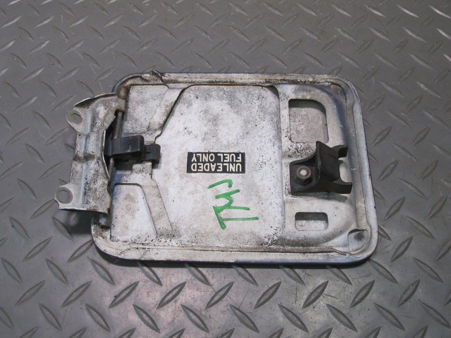 85-89 Toyota MR2 AW15 Fuel Gas Tank Filler Door Lid Cover Blue OEM