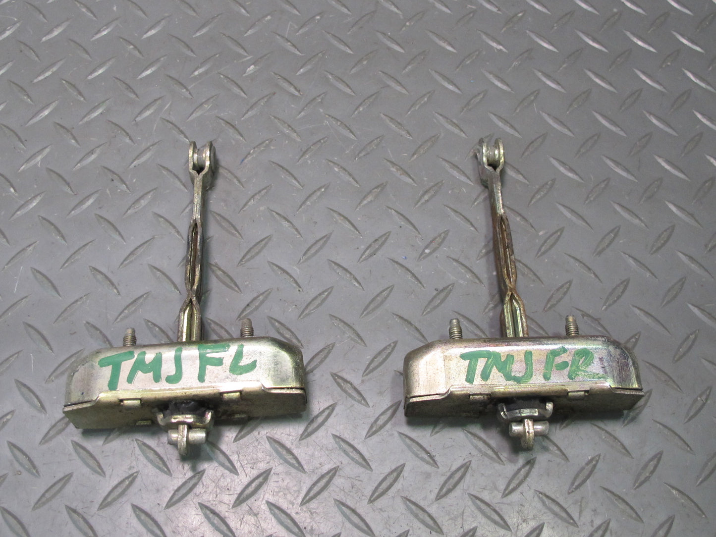 85-89 Toyota MR2 AW15 Set of 2 Left & Right Door Check Stopper Strap OEM