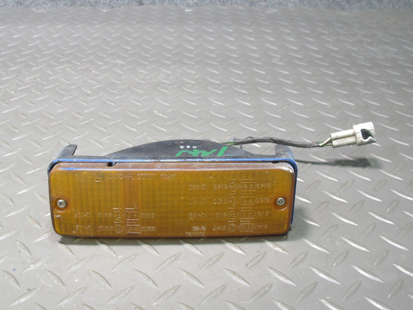 87-89 Toyota MR2 AW15 Front Bumper Left & Right Turn Signal Light Lamp Set OEM