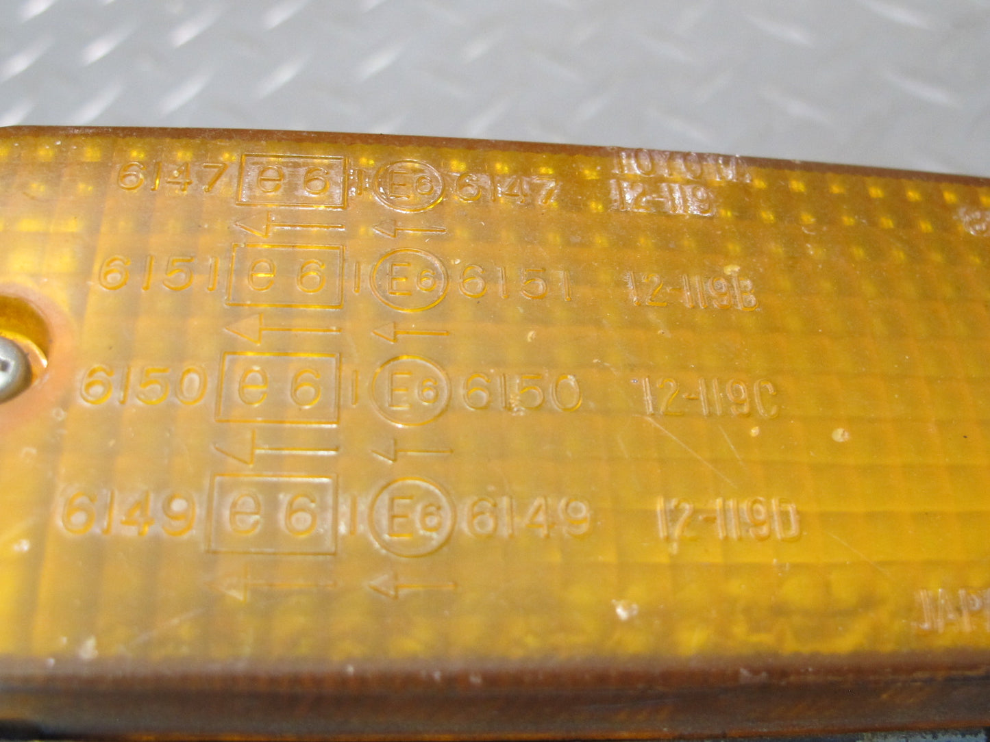 87-89 Toyota MR2 AW15 Front Bumper Left & Right Turn Signal Light Lamp Set OEM