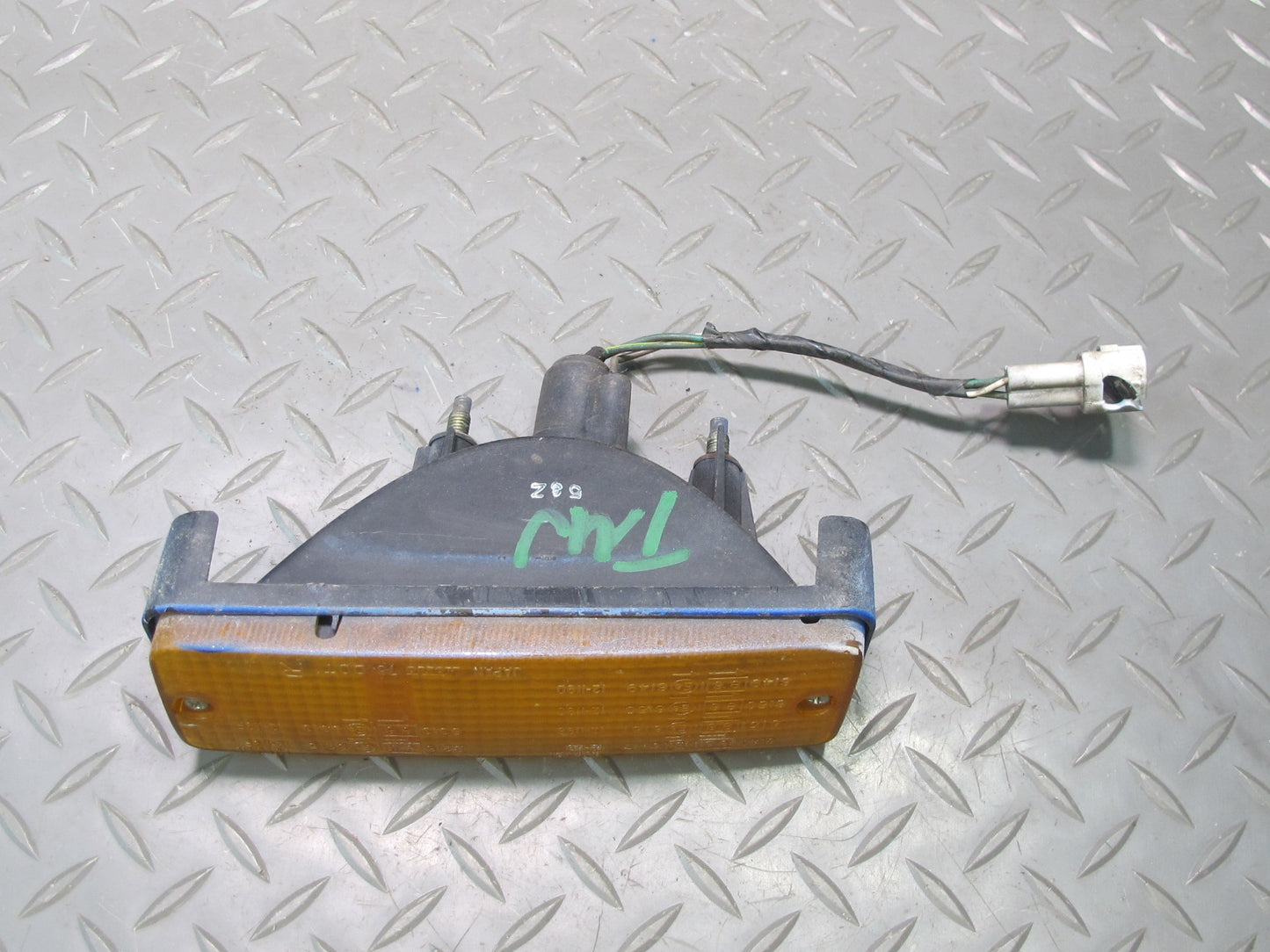 87-89 Toyota MR2 AW15 Front Bumper Left & Right Turn Signal Light Lamp Set OEM