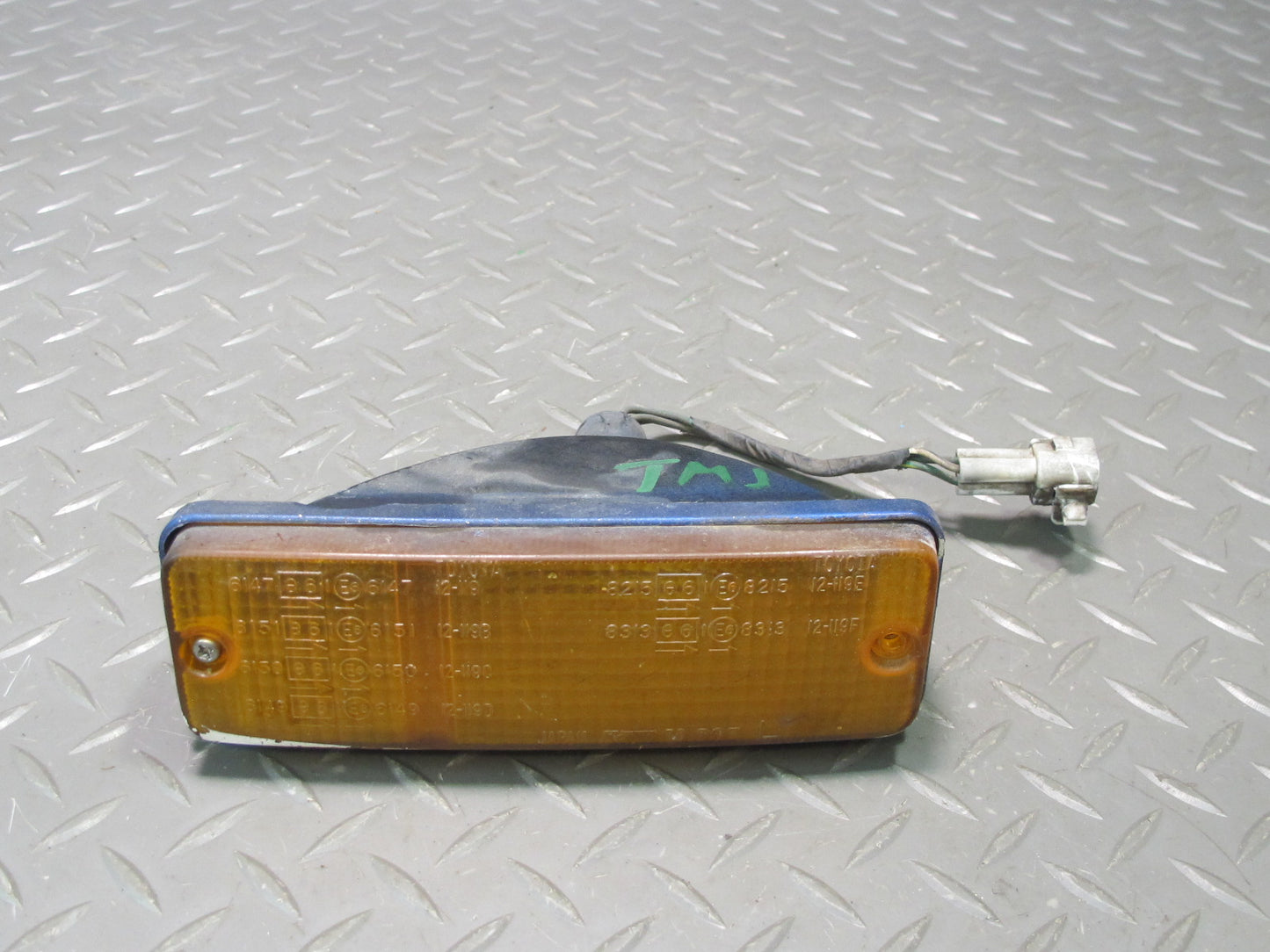 87-89 Toyota MR2 AW15 Front Bumper Left & Right Turn Signal Light Lamp Set OEM