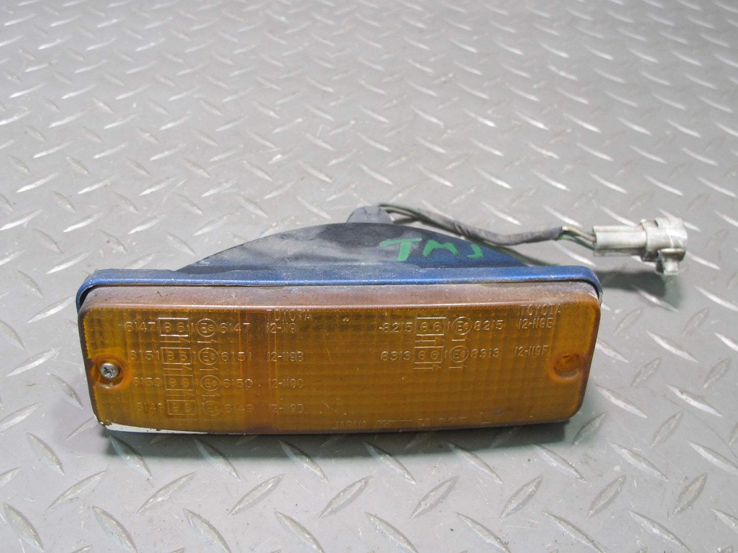 87-89 Toyota MR2 AW15 Front Bumper Left & Right Turn Signal Light Lamp Set OEM