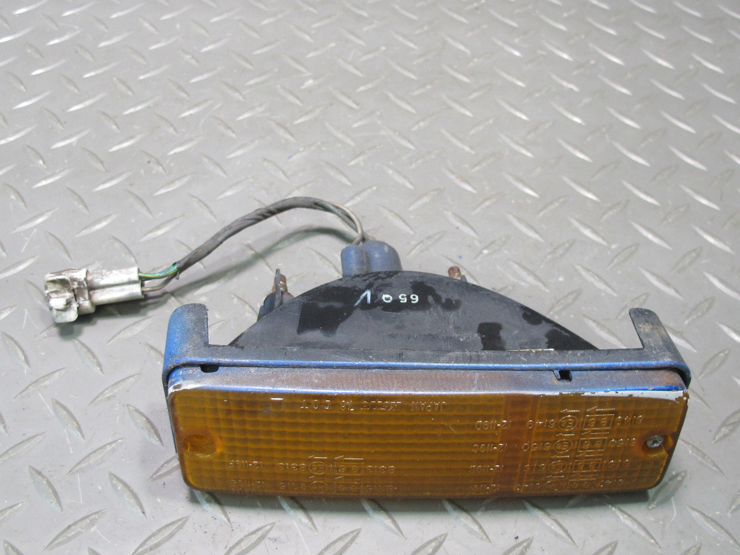 87-89 Toyota MR2 AW15 Front Bumper Left & Right Turn Signal Light Lamp Set OEM