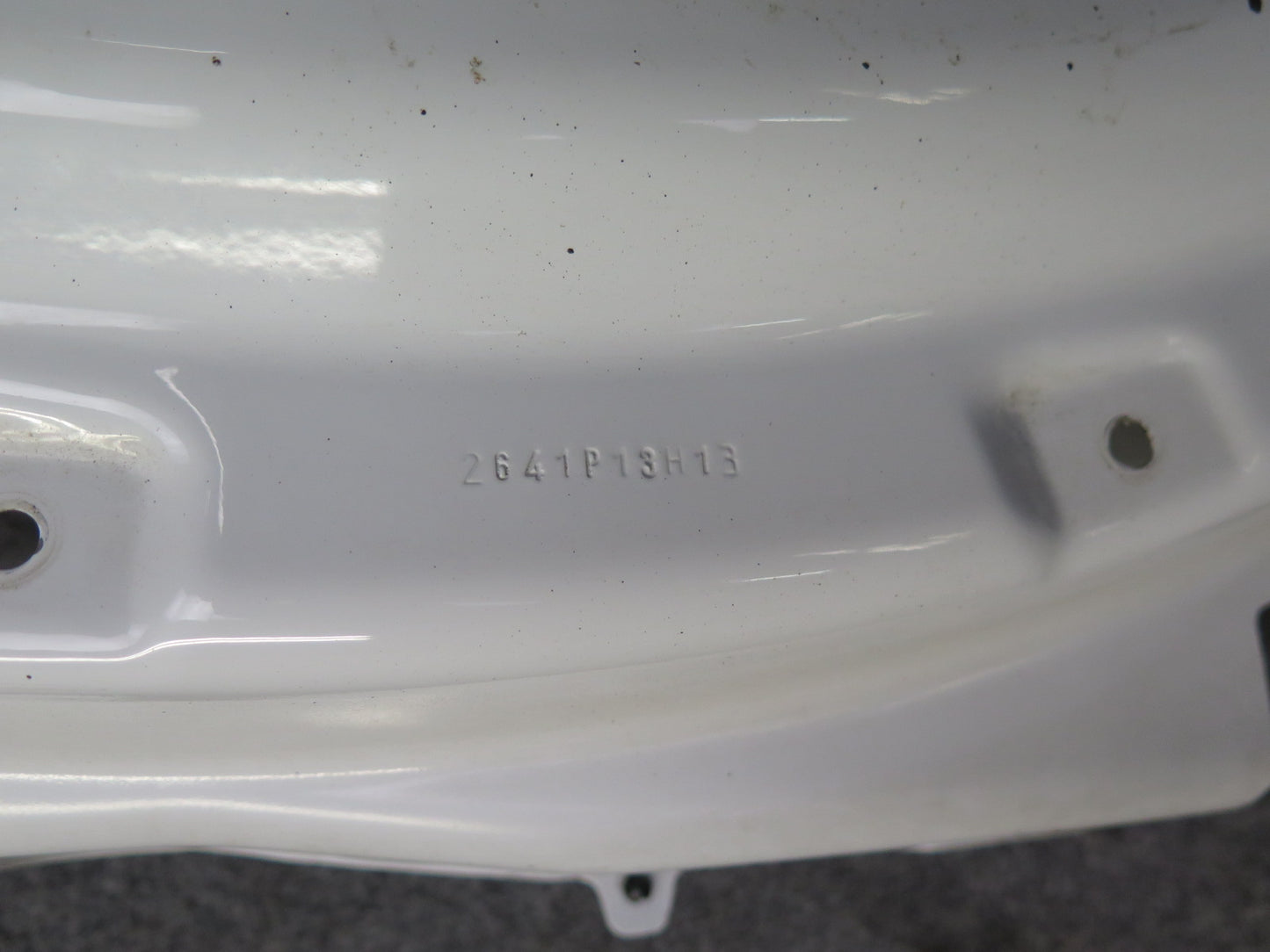 11-15 Mini Cooper R60 R61 Front Left Fender Shell Cover Panel Light White OEM