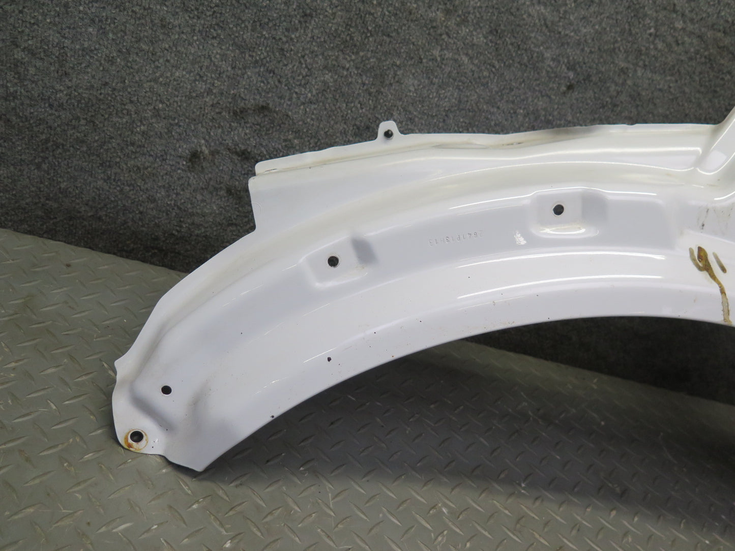 11-15 Mini Cooper R60 R61 Front Left Fender Shell Cover Panel Light White OEM