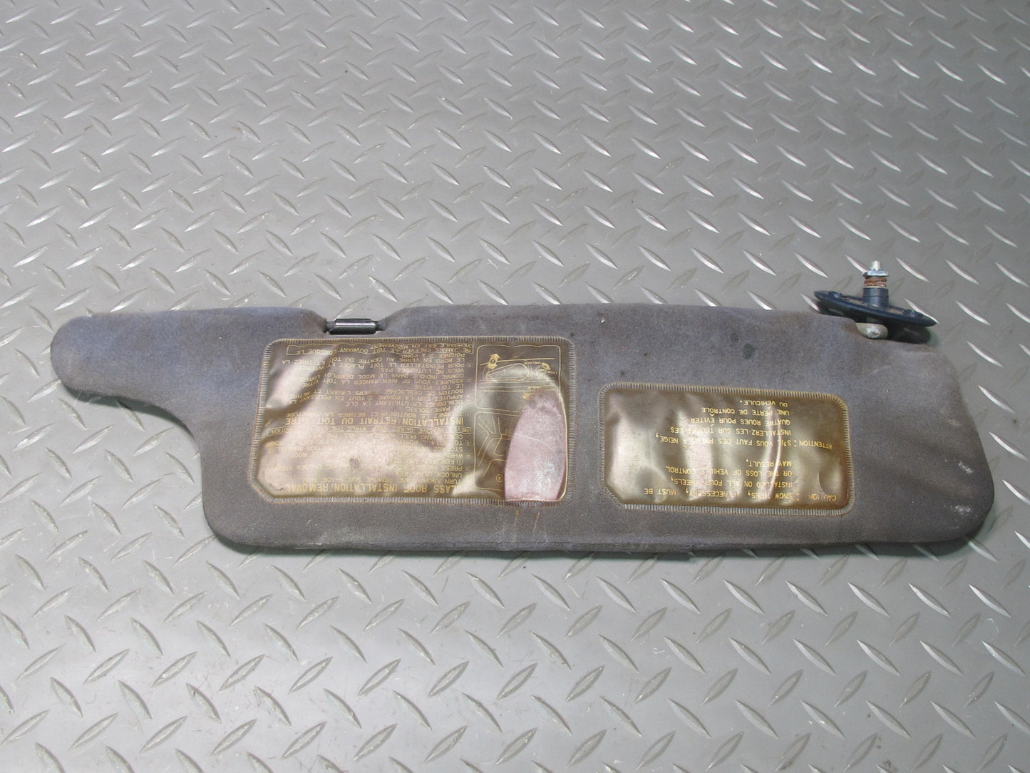 85-89 Toyota MR2 AW15 Set of 2 Front Left & Right Sun Visor Blue OEM