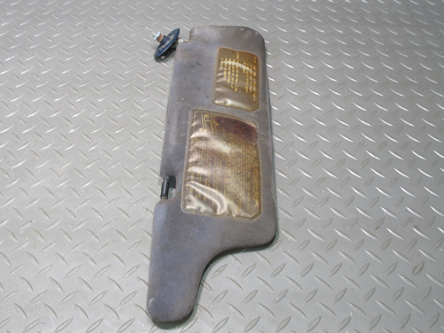 85-89 Toyota MR2 AW15 Set of 2 Front Left & Right Sun Visor Blue OEM