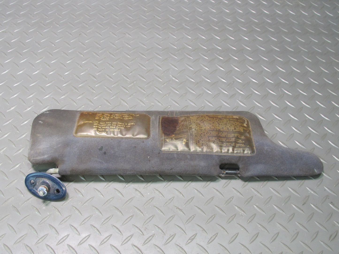 85-89 Toyota MR2 AW15 Set of 2 Front Left & Right Sun Visor Blue OEM