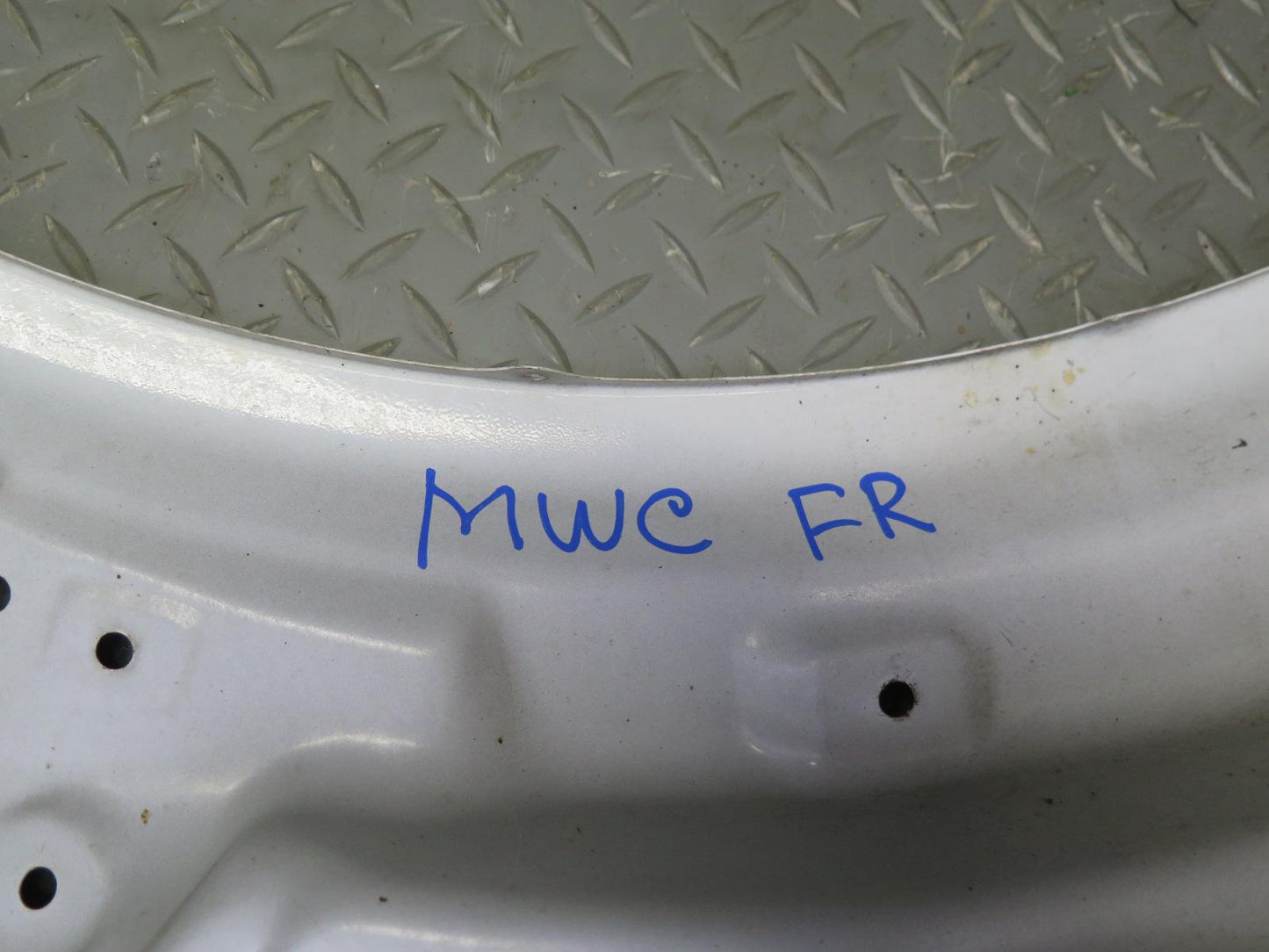 11-15 Mini Cooper R60 R61 Front Right Fender Shell Cover Panel Light White OEM