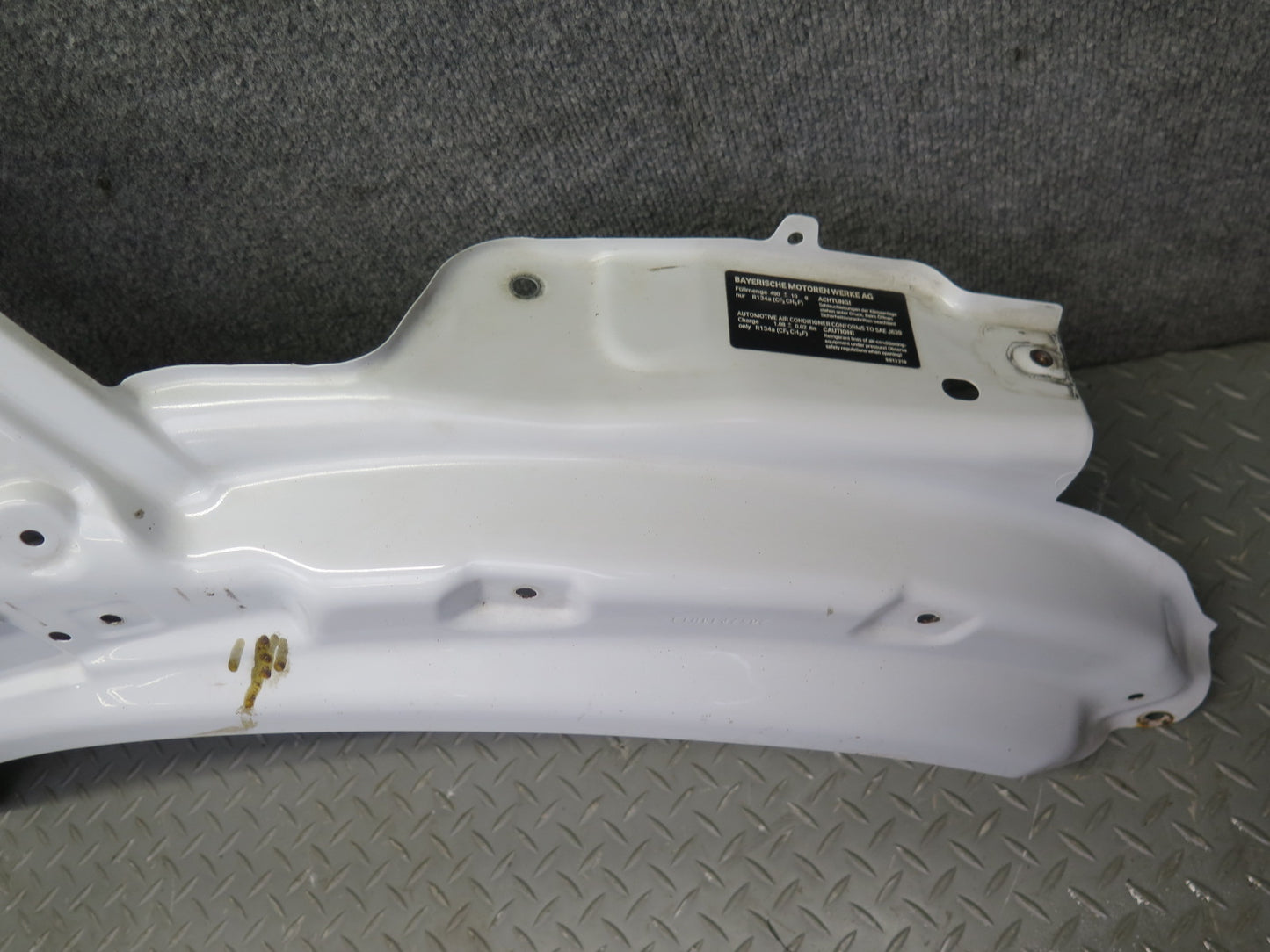 11-15 Mini Cooper R60 R61 Front Right Fender Shell Cover Panel Light White OEM