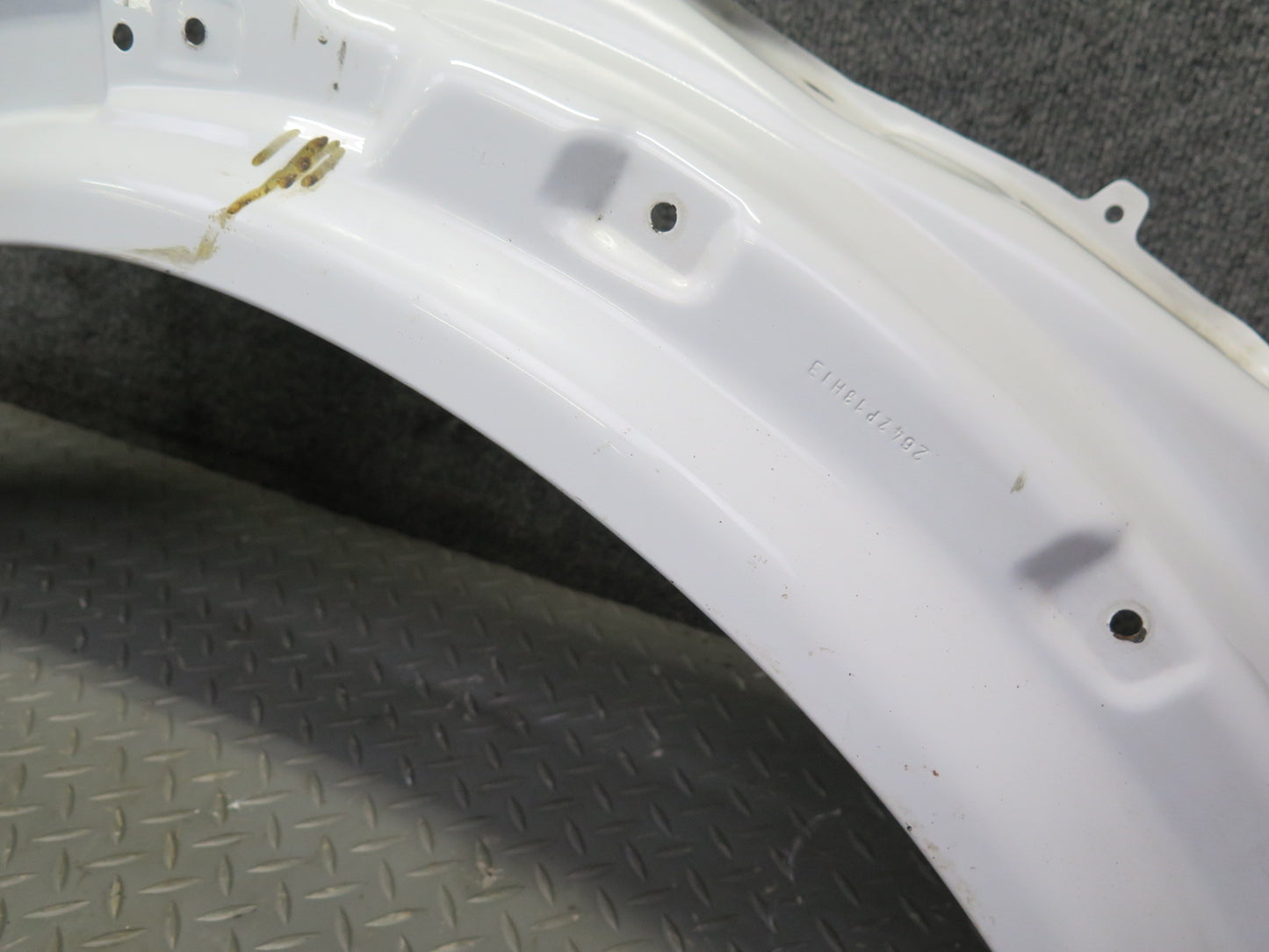 11-15 Mini Cooper R60 R61 Front Right Fender Shell Cover Panel Light White OEM