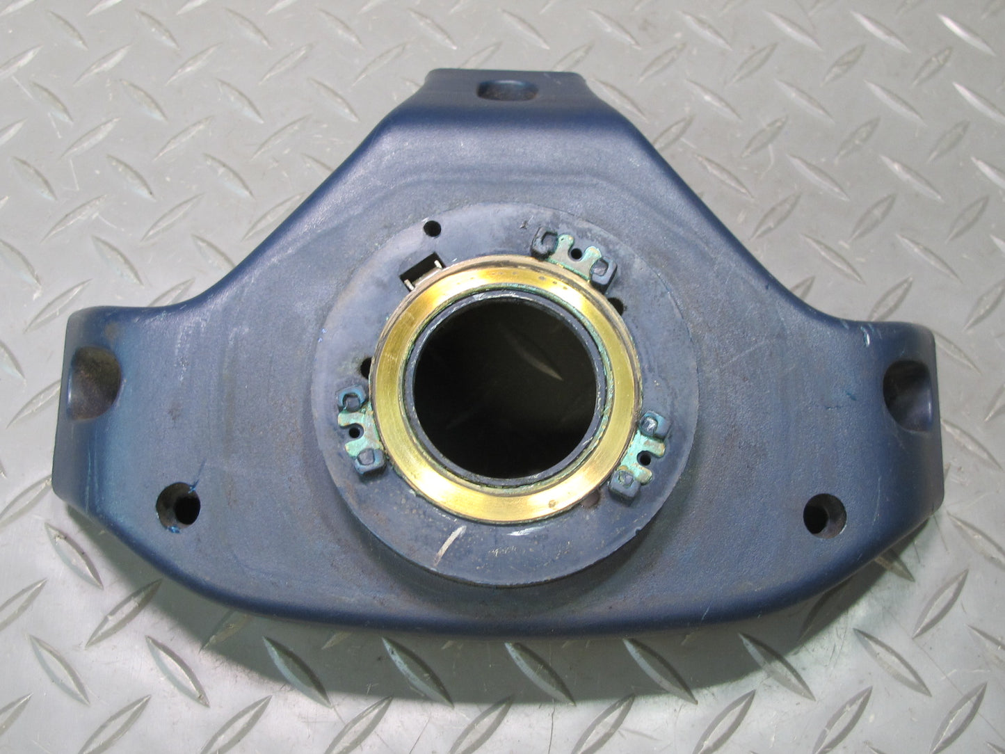 87-89 Toyota MR2 AW15 Steering Rear Trim Cover Blue OEM