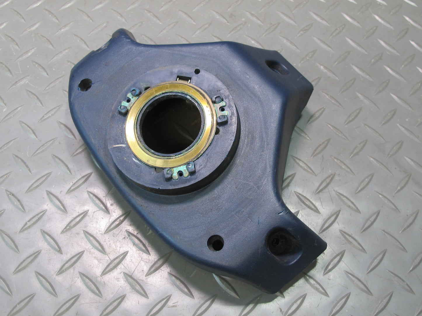 87-89 Toyota MR2 AW15 Steering Rear Trim Cover Blue OEM