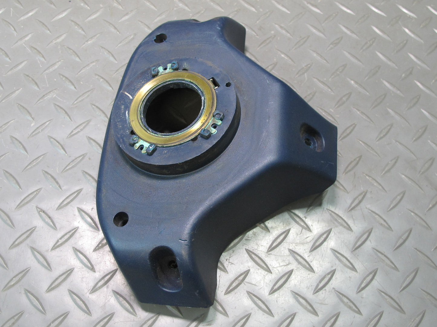 87-89 Toyota MR2 AW15 Steering Rear Trim Cover Blue OEM