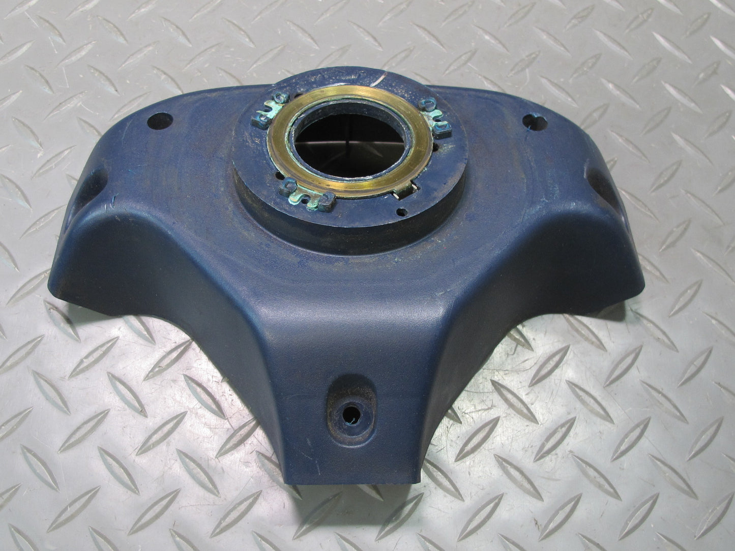 87-89 Toyota MR2 AW15 Steering Rear Trim Cover Blue OEM