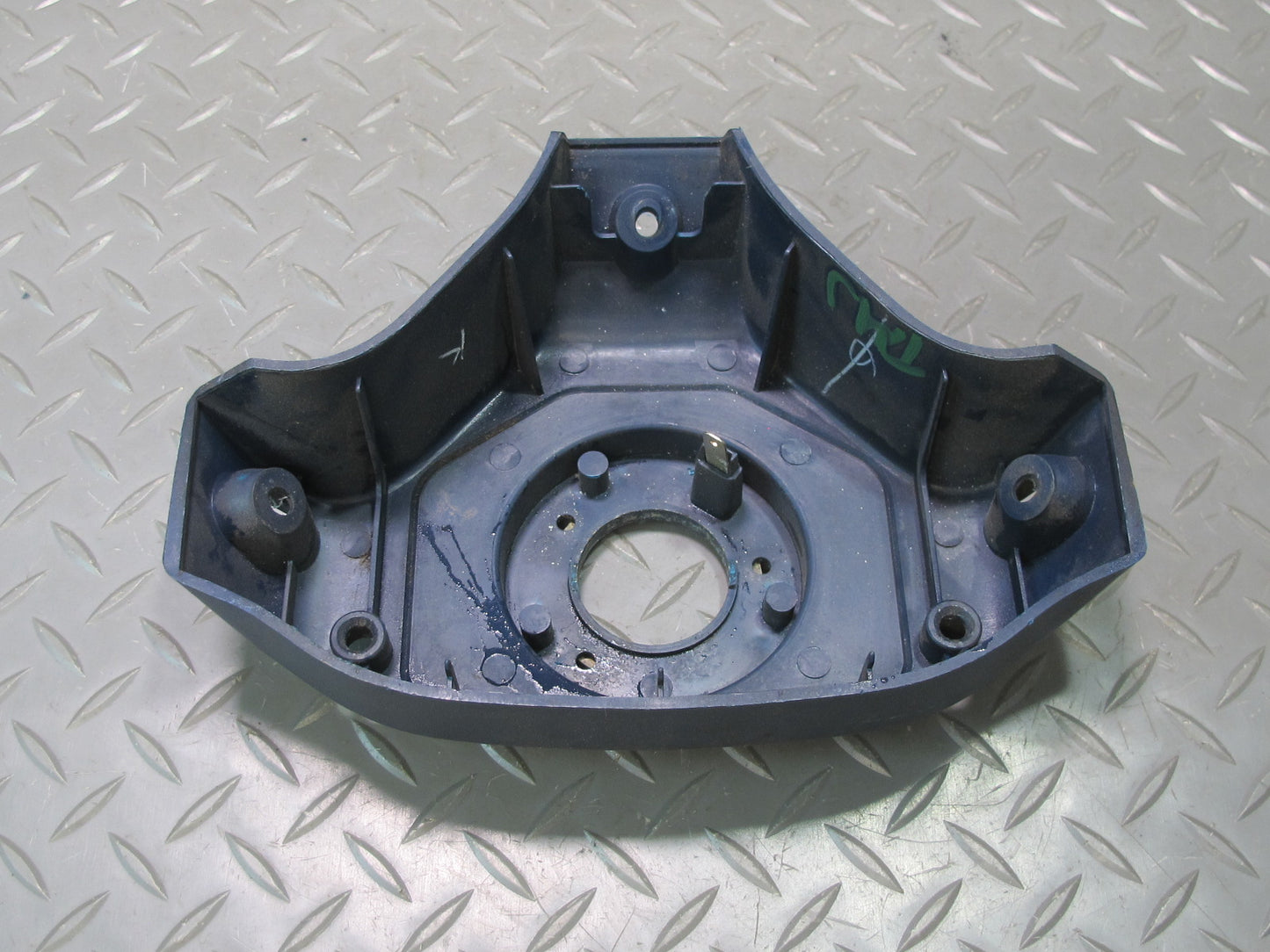 87-89 Toyota MR2 AW15 Steering Rear Trim Cover Blue OEM