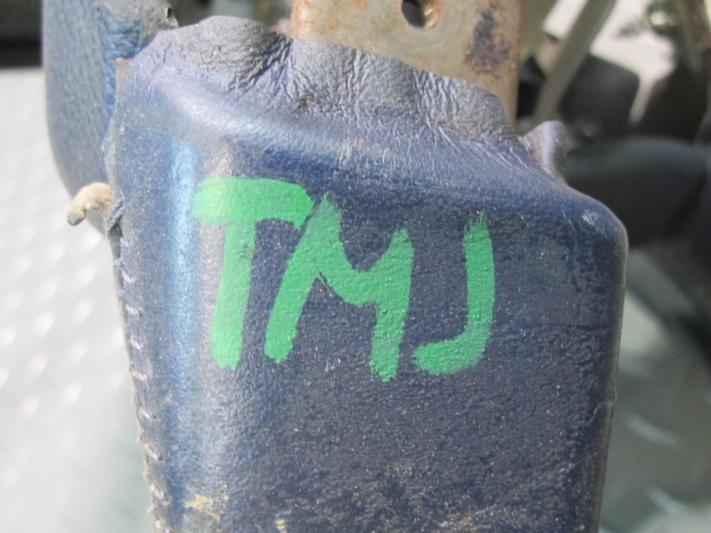 87-89 Toyota MR2 AW15 3-SPOKE Leather Steering w Horn Blue OEM